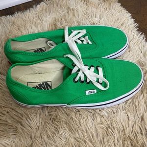 Green Unisex Vans